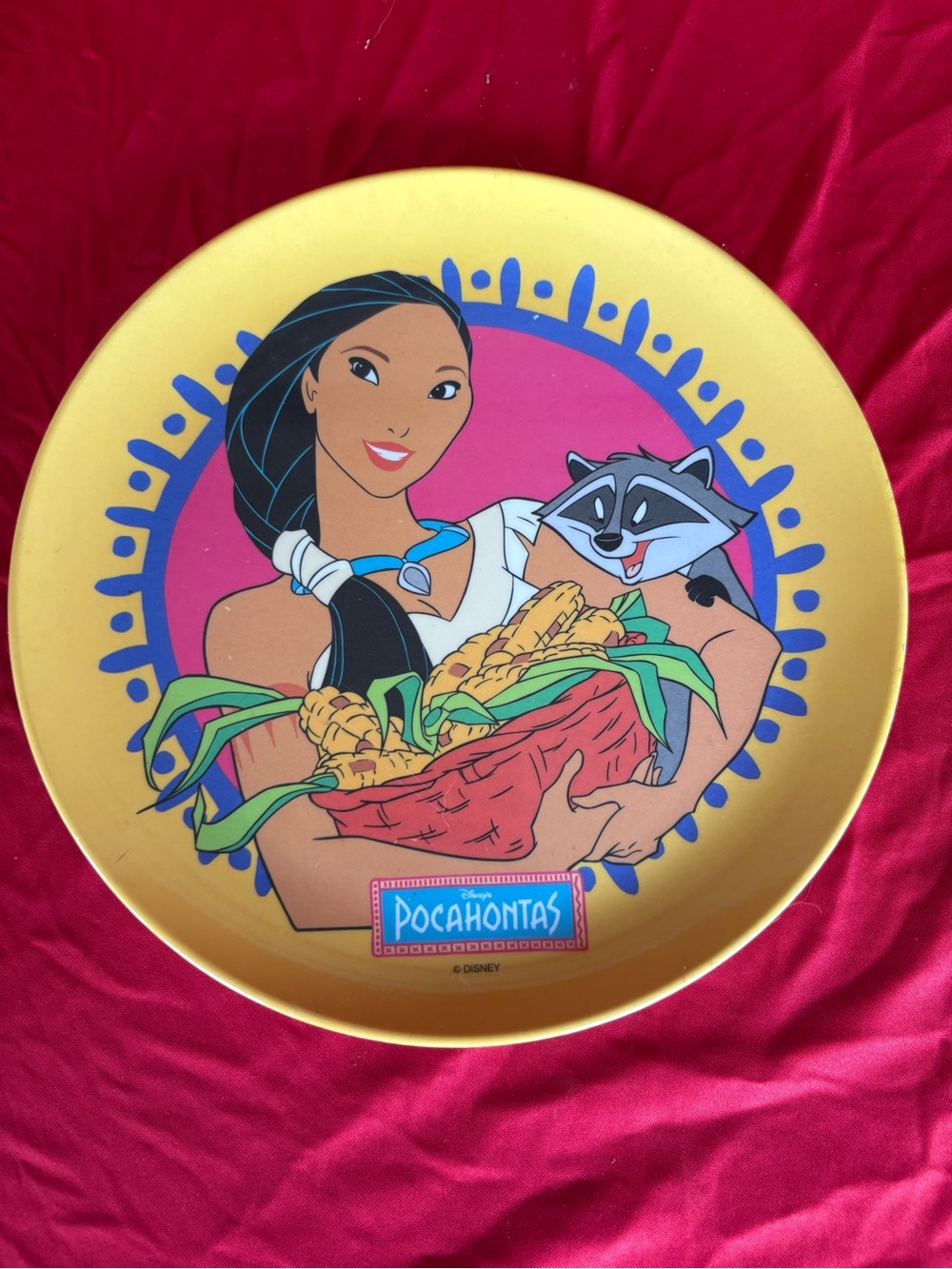 Vintage Disney Pocahontas plate